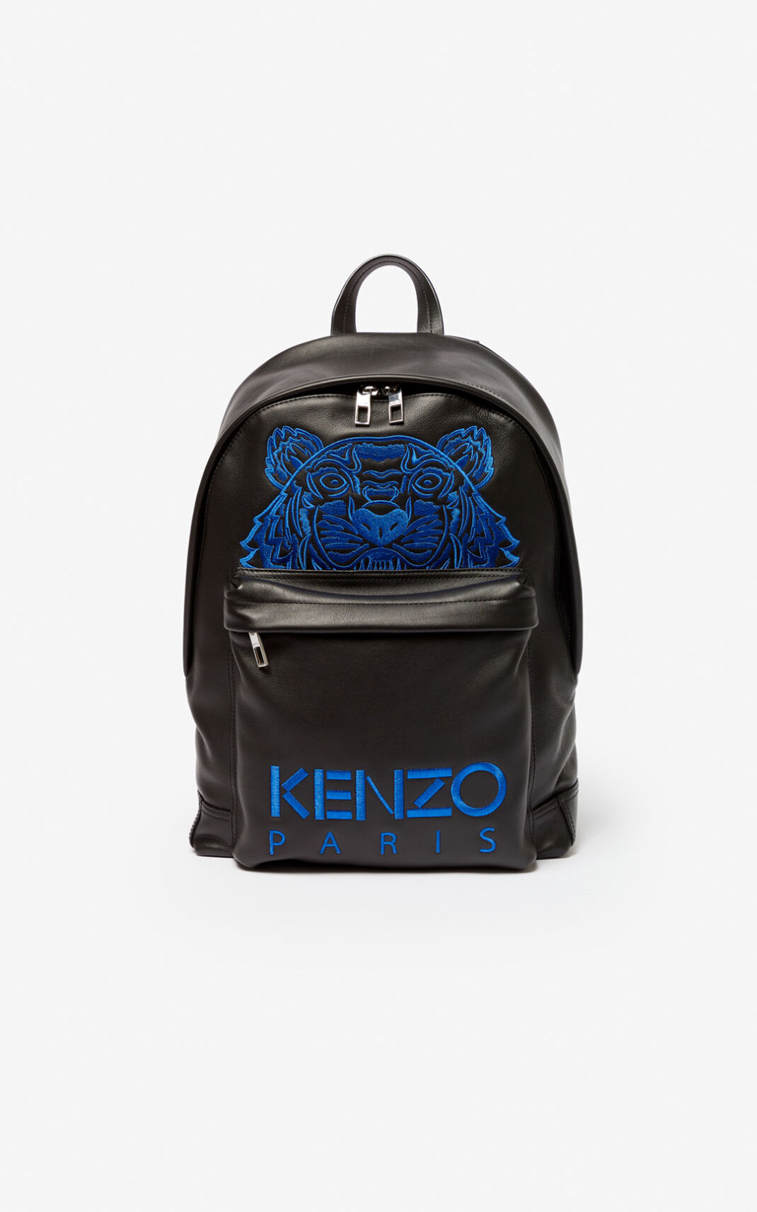 Mochila Kenzo Tiger Cuero Hombre Negras EFV069154